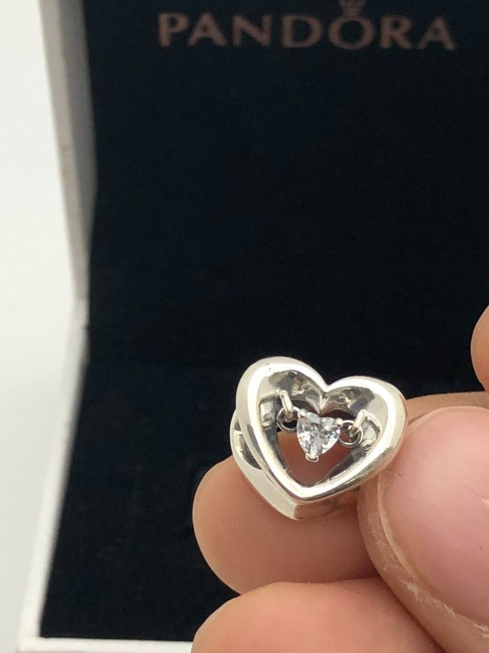 ✨🔥Pandora Radiant Heart & Floating Stone Charm
